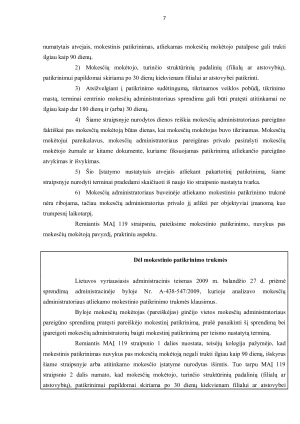 MOKESTINIO PATIKRINIMO TEISINIS REGULIAVIMAS. Paveikslėlis 7