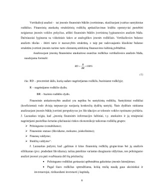 N įmonės pelningumo nuostolingumo analizė ir prognozavimas. Paveikslėlis 6