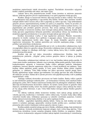 NACIONALINIS IR TARPTAUTINIS KREDITAS. Paveikslėlis 6