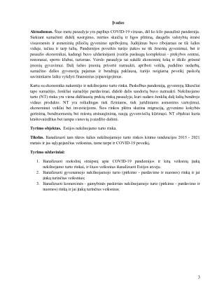 Nekilnojamojo turto rinkos kitimo tendencijos Estijoje. Paveikslėlis 3