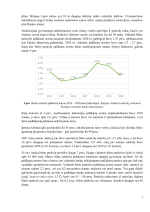 Nekilnojamojo turto rinkos kitimo tendencijos Estijoje. Paveikslėlis 7