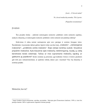 NETIESIOGINIS MOKESTIS - PRIDĖTINĖS VERTĖS MOKESTIS. Paveikslėlis 3