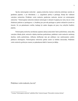 NETIESIOGINIS MOKESTIS - PRIDĖTINĖS VERTĖS MOKESTIS. Paveikslėlis 5