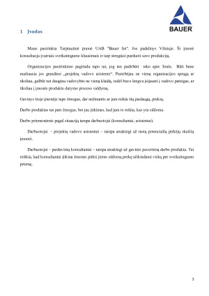 Produkto (prekės – paslaugos) darymo valdymo praktika organizacijoje. Paveikslėlis 3