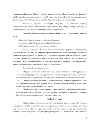 OBLIGACIJŲ KAINA, VERTĖ IR PELNINGUMAS. Paveikslėlis 3