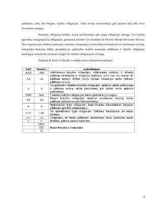 OBLIGACIJŲ KAINA, VERTĖ IR PELNINGUMAS. Paveikslėlis 4