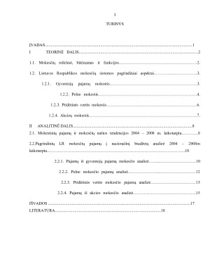 Pagrindinių mokesčių surinkimo į nacionalinį biudžetą tendencijų analizė