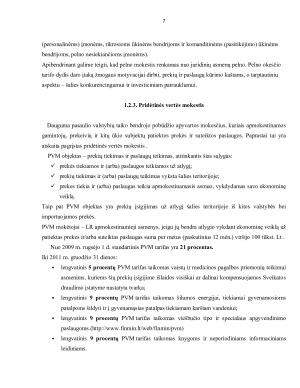 Pagrindinių mokesčių surinkimo į nacionalinį biudžetą tendencijų analizė. Paveikslėlis 7