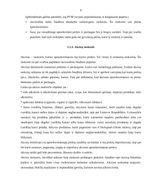 Pagrindinių mokesčių surinkimo į nacionalinį biudžetą tendencijų analizė. Paveikslėlis 8