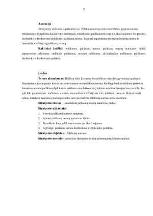 PALŪKANŲ NORMŲ MATAVIMO BŪDAI. Paveikslėlis 2