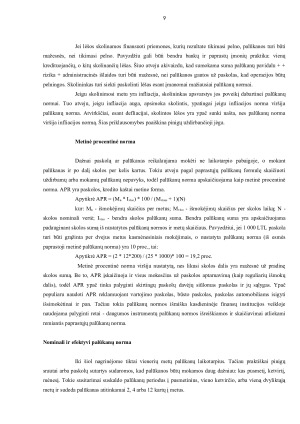 PALŪKANŲ NORMŲ MATAVIMO BŪDAI. Paveikslėlis 9