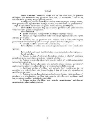 PAVELDIMO TURTO MOKESČIO APMOKESTINAMOSIOS VERTĖS APSKAIČIAVIMO YPATUMAI. Paveikslėlis 3