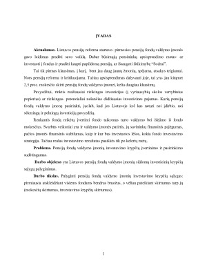 Pensijų fondų valdymo įmonių investavimo krypčių palyginimas