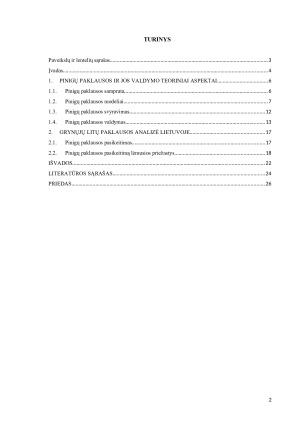 PINIGŲ PAKLAUSA IR JOS VALDYMAS. Paveikslėlis 2