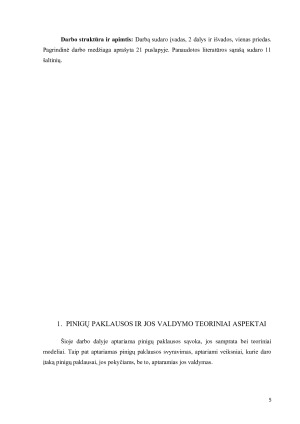 PINIGŲ PAKLAUSA IR JOS VALDYMAS. Paveikslėlis 5