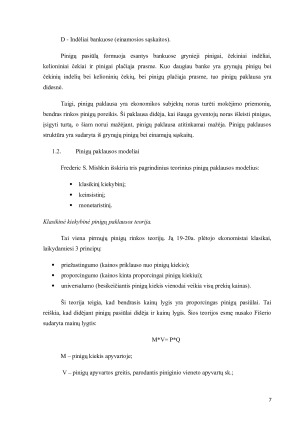 PINIGŲ PAKLAUSA IR JOS VALDYMAS. Paveikslėlis 7