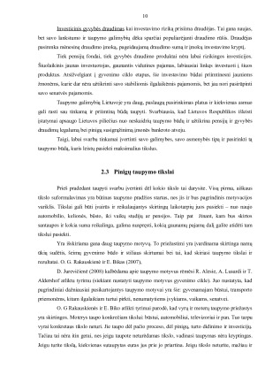 PINIGŲ TAUPYMO ANALIZĖ. Paveikslėlis 10