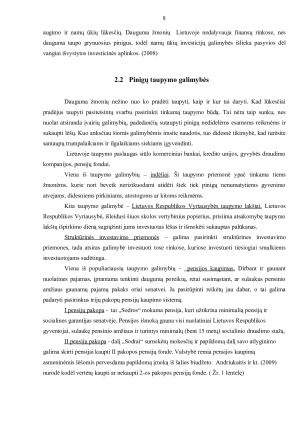 PINIGŲ TAUPYMO ANALIZĖ. Paveikslėlis 8