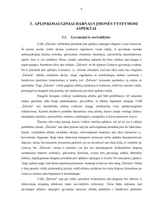UAB „ŽALVARIS“ SOCIALINĖ ATSAKOMYBĖ IR REKOMENDACIJOS. Paveikslėlis 8