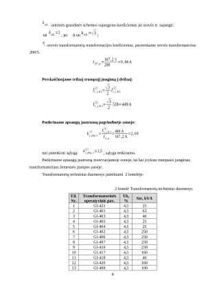 Relinės apsaugos skaičiavimai. Paveikslėlis 6