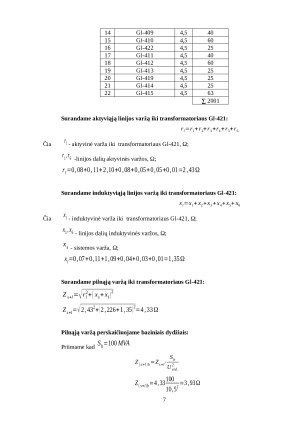Relinės apsaugos skaičiavimai. Paveikslėlis 7