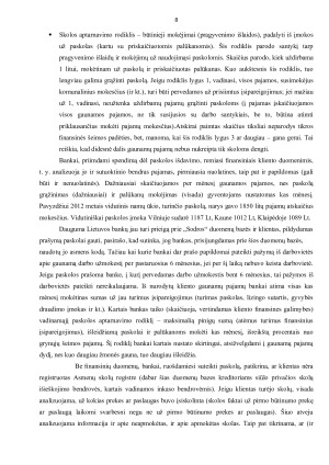 SKOLINIMO PRIVATIEMS ASMENIMS RIZIKA IR KREDITINGUMO VERTINIMAS. Paveikslėlis 8