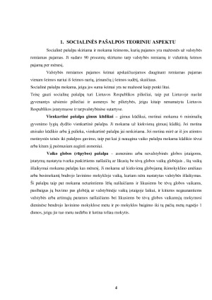 Socialinių pašalpų išlaidų Lietuvoje analizė. Paveikslėlis 4