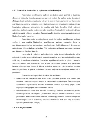 Tarptautinė audito patirtis ir Lietuvos audito sistemos perspektyvos. Paveikslėlis 10