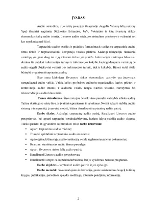 Tarptautinė audito patirtis ir Lietuvos audito sistemos perspektyvos. Paveikslėlis 2