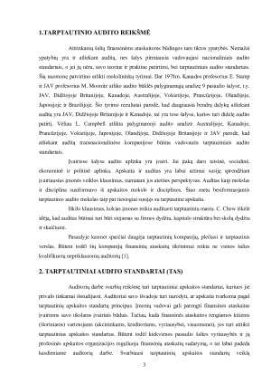 Tarptautinė audito patirtis ir Lietuvos audito sistemos perspektyvos. Paveikslėlis 3