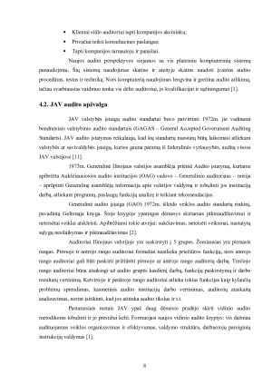 Tarptautinė audito patirtis ir Lietuvos audito sistemos perspektyvos. Paveikslėlis 8