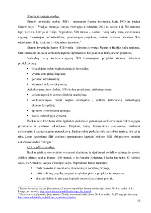 TARPTAUTINĖS FINANSŲ INSTITUCIJOS IR LIETUVOS DALYVAVIMAS JOSE. Paveikslėlis 10