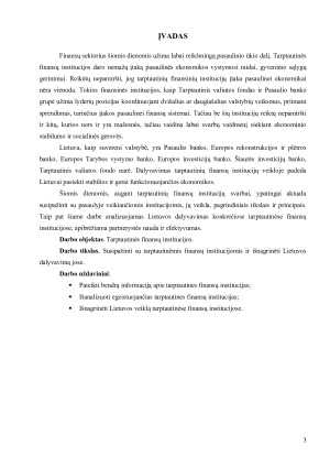TARPTAUTINĖS FINANSŲ INSTITUCIJOS IR LIETUVOS DALYVAVIMAS JOSE. Paveikslėlis 3