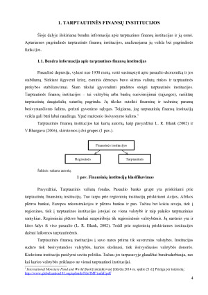 TARPTAUTINĖS FINANSŲ INSTITUCIJOS IR LIETUVOS DALYVAVIMAS JOSE. Paveikslėlis 4