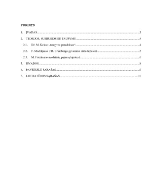 Taupymo teorijos ir jų reikšmė ekonomikoje