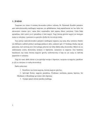 Taupymo teorijos ir jų reikšmė ekonomikoje. Paveikslėlis 2