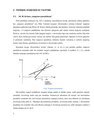 Taupymo teorijos ir jų reikšmė ekonomikoje. Paveikslėlis 3