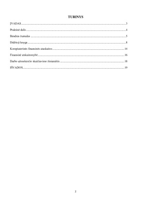 Įmonės finansinė atskaitomybė. Paveikslėlis 2