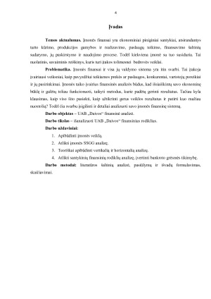 UAB „DAIVOS“ FINANSINĖ ANALIZĖ. Paveikslėlis 4