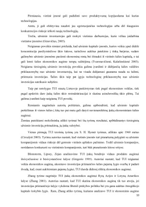 Užsienio investicijos Lietuvoje ir jų nauda. Paveikslėlis 10