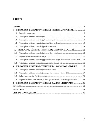 Užsienio investicijos Lietuvoje ir jų nauda. Paveikslėlis 2