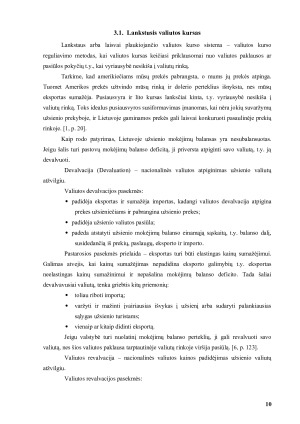 VALIUTOS KURSUS SĄLYGOJANTYS VEIKSNIAI. Paveikslėlis 10