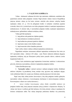 VALIUTOS KURSUS SĄLYGOJANTYS VEIKSNIAI. Paveikslėlis 4