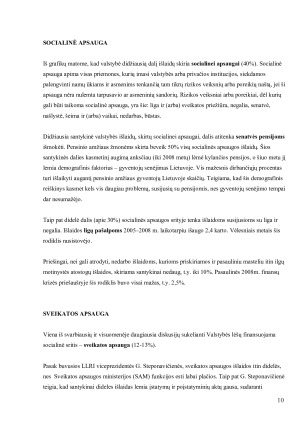 VALSTYBĖS BIUDŽETO IŠLAIDOS. Paveikslėlis 10