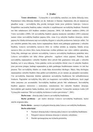 Dotacijų įtaka Lietuvos savivaldybių biudžetams. Paveikslėlis 3