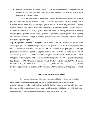 Dotacijų įtaka Lietuvos savivaldybių biudžetams. Paveikslėlis 5