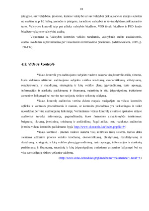 VALSTYBĖS FINANSŲ KONTROLĖ IR JOS ORGANIZAVIMAS. Paveikslėlis 10