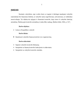 VALSTYBĖS FINANSŲ KONTROLĖ IR JOS ORGANIZAVIMAS. Paveikslėlis 3