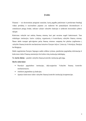 Valstybės finansų kontrolė Lietuvoje, Vokietijoje, Belgijoje ir Danijoje. Paveikslėlis 3