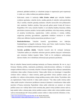 Valstybės finansų kontrolė Lietuvoje, Vokietijoje, Belgijoje ir Danijoje. Paveikslėlis 8